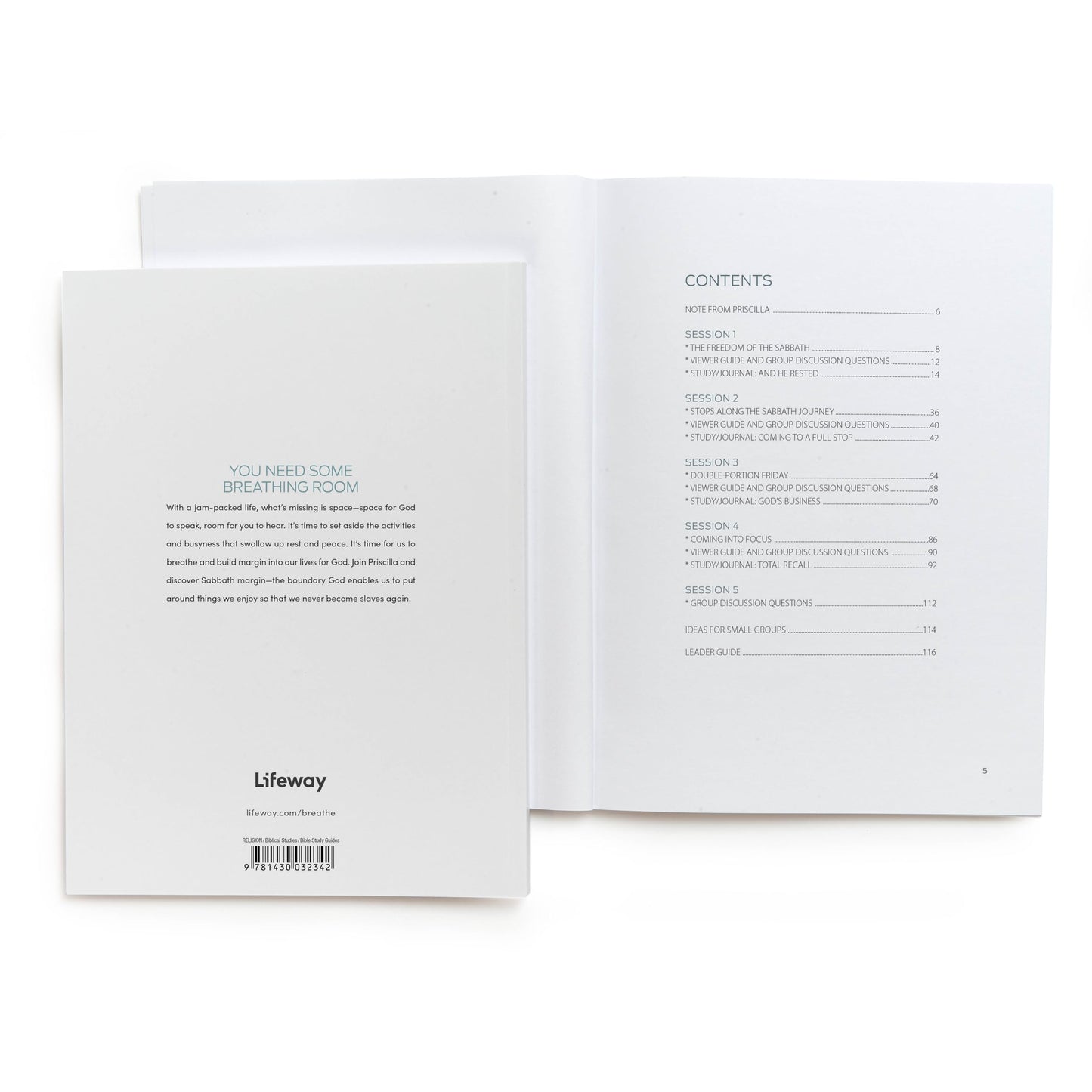 Breathe: Making Room for Sabbath - Bible Study Book