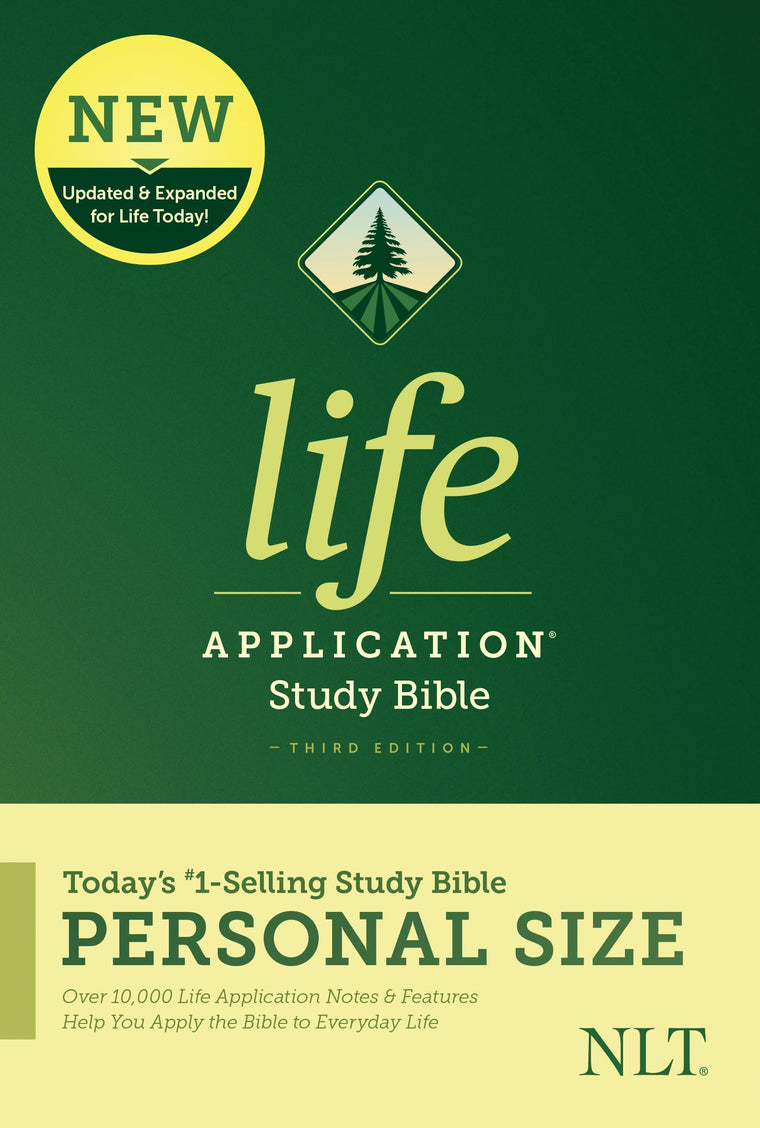 Tyndale NLT Life Application Study Bible, Third Edition, Personal Size (Hardcover) - New Living Translation Bible, Personal Sized Study Bible to Carry with you Every Day