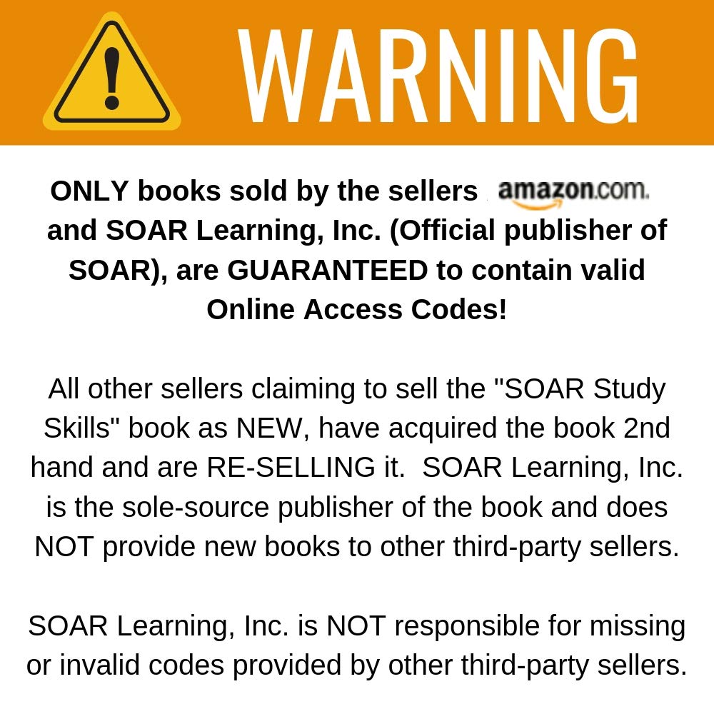 SOAR Study Skills; A Simple and Efficient System for Getting Better Grades in Less Time [Includes Online Access Code for Bundled Media Component]