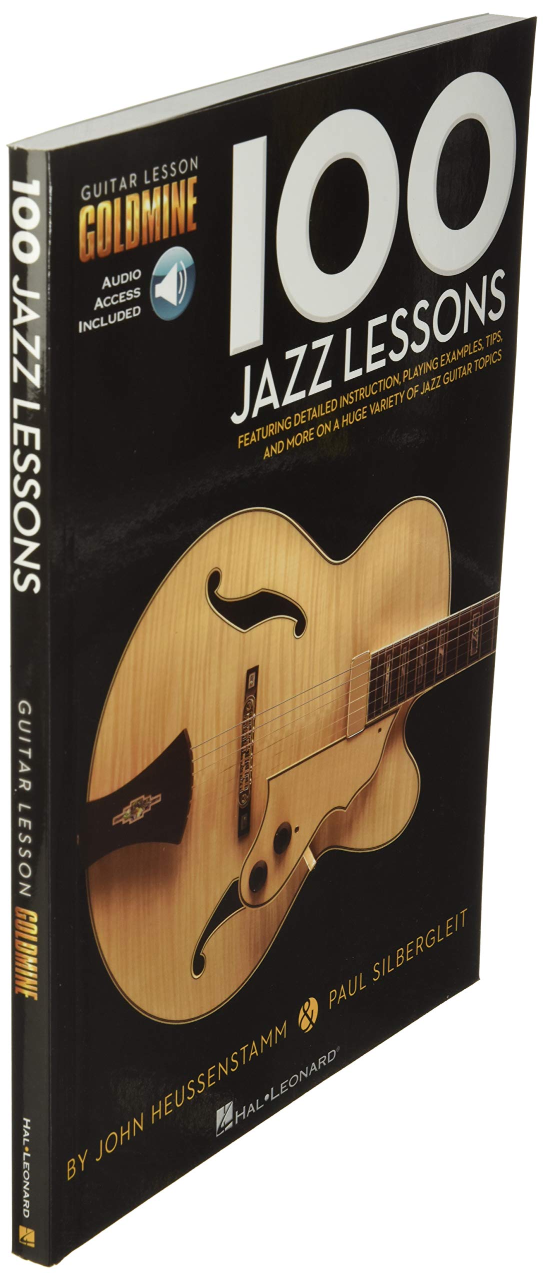 100 Jazz Lessons Guitar Lesson Goldmine Series Book/Online Audio