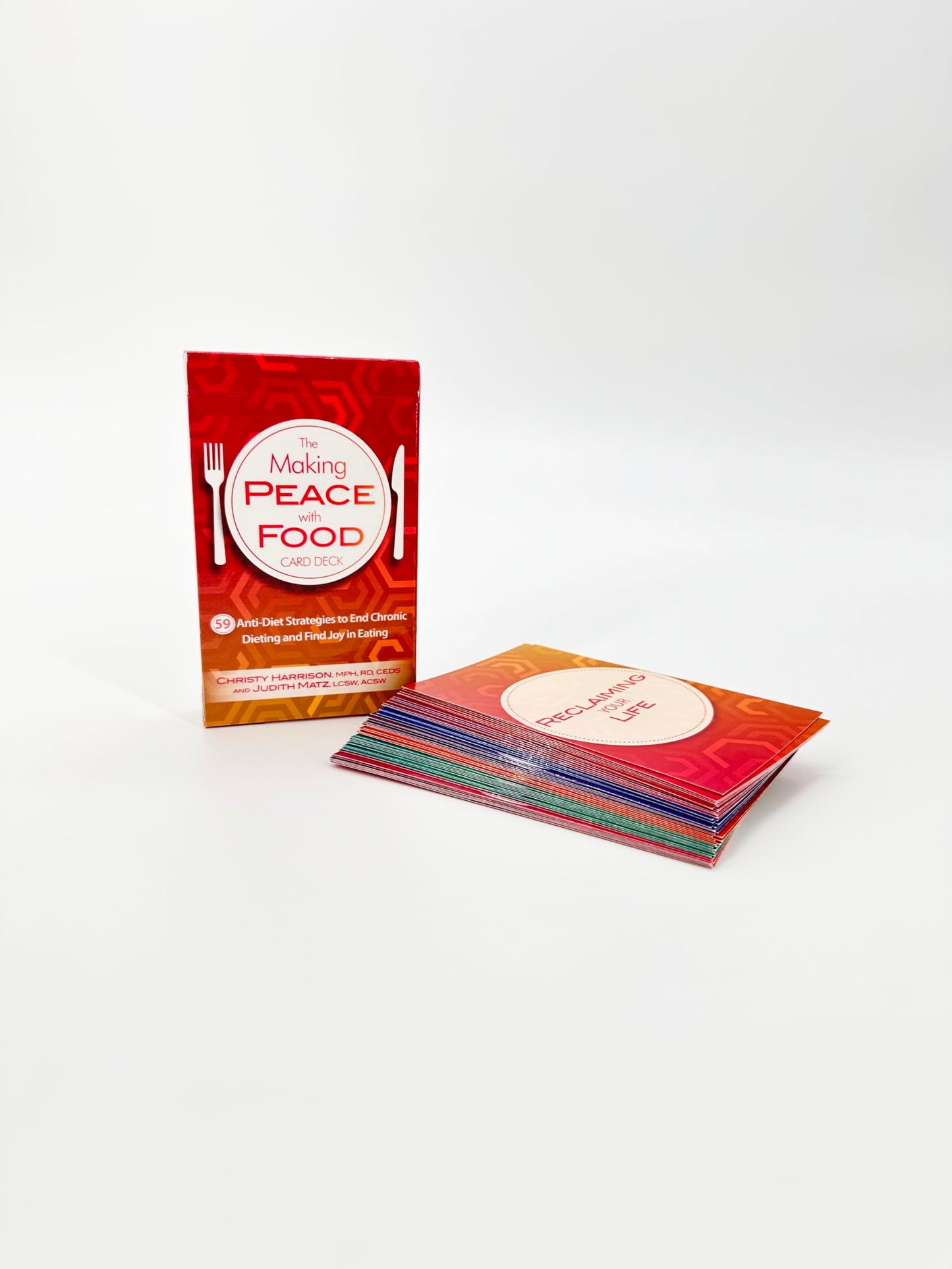The Making Peace with Food Card Deck: 59 Anti-Diet Strategies to End Chronic Dieting and Find Joy in Eating