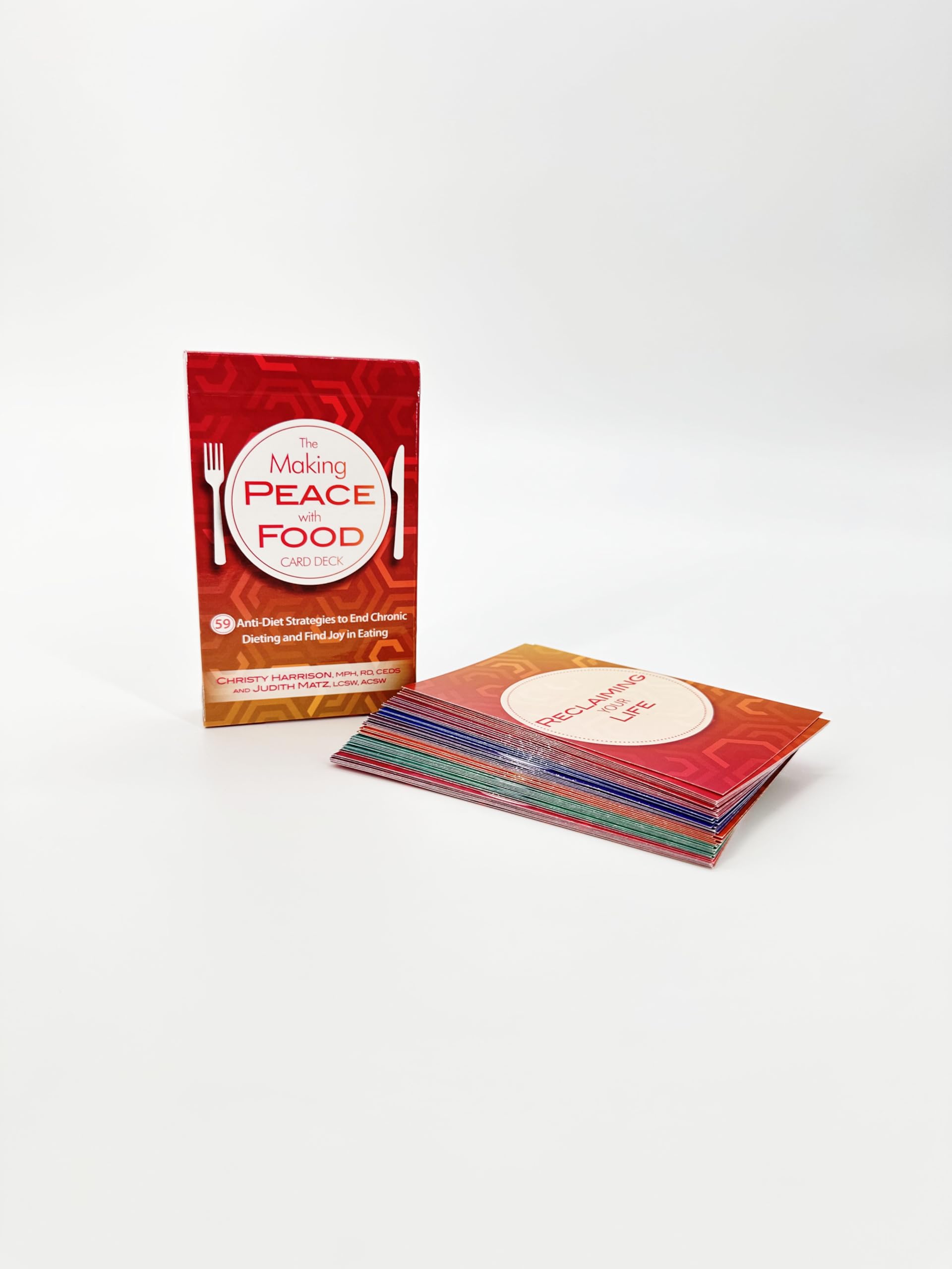 The Making Peace with Food Card Deck: 59 Anti-Diet Strategies to End Chronic Dieting and Find Joy in Eating