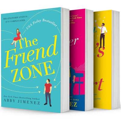 The Friend Zone Series, Collection Set of 3 Books. The Friend Zone, The Happy Ever After Playlist and Life's Too Short by Abby Jimenez