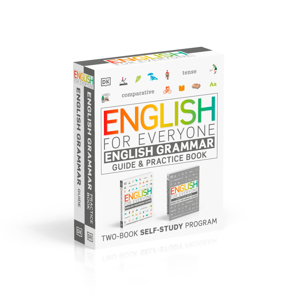 English for Everyone: English Grammar Guide and Practice Book Grammar Boxset: An ESL Beginner Reference Guide to English Grammar Rules
