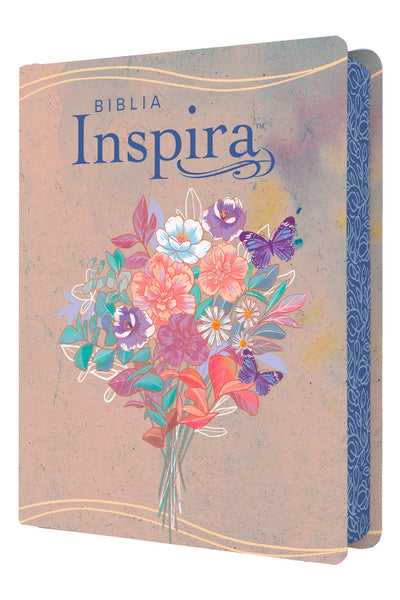 Biblia Inspira NTV (SentiPiel, Acuarela rosa): La Biblia que inspira tu creatividad (Spanish Edition)