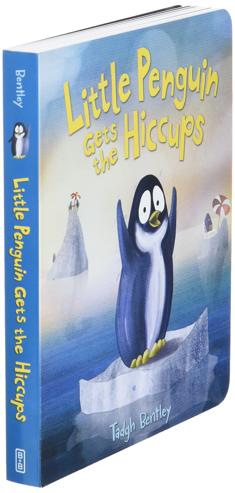 Little Penguin Gets the Hiccups Board Book — back cover
