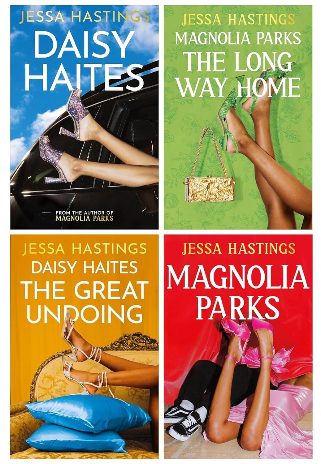 Magnolia Parks Universe Series 4 Books Collection Set By Jessa Hastings (Magnolia Parks, Magnolia Parks: The Long Way Home,Daisy Haites & Daisy Haites: The Great Undoing)