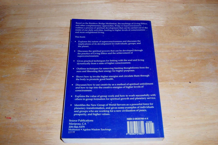 Bridge to Superconsciousness — back cover