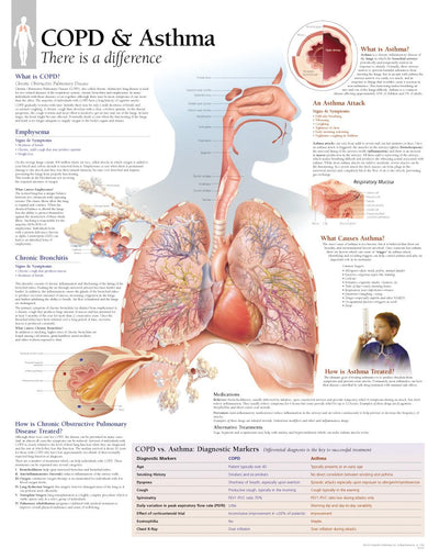 COPD/Asthma chart: Wall Chart