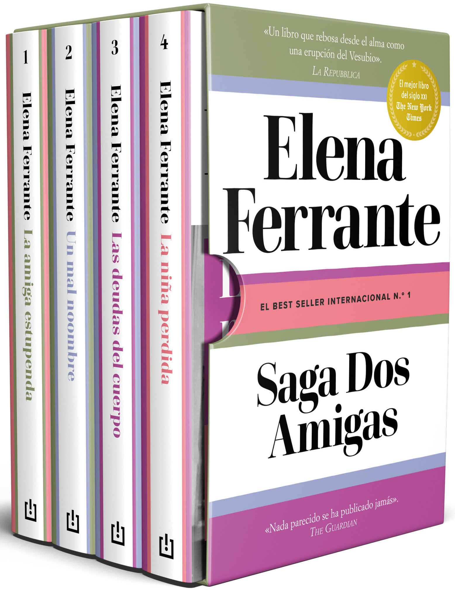 Estuche Saga Dos amigas (La amiga estupenda / Un mal nombre / Las deudas del cuerpo / La nia perdida) / Neapolitan Novels Saga. Boxed Set (Spanish Edition)