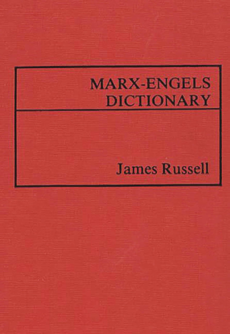 Marx-Engels Dictionary.