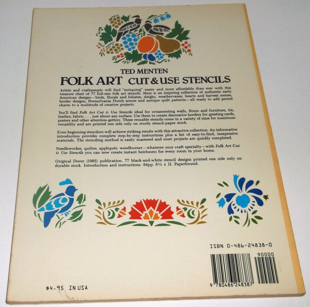 Folk Art Cut & Use Stencils