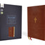 NASB, Thinline Bible, Leathersoft, Brown, Red Letter, 1995 Text, Comfort Print