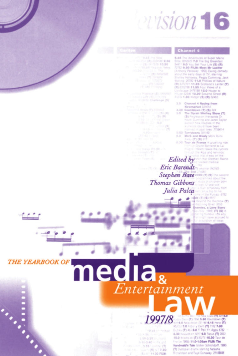 The Yearbook of Media and Entertainment Law (Yearbook of Copyright & Media Law)