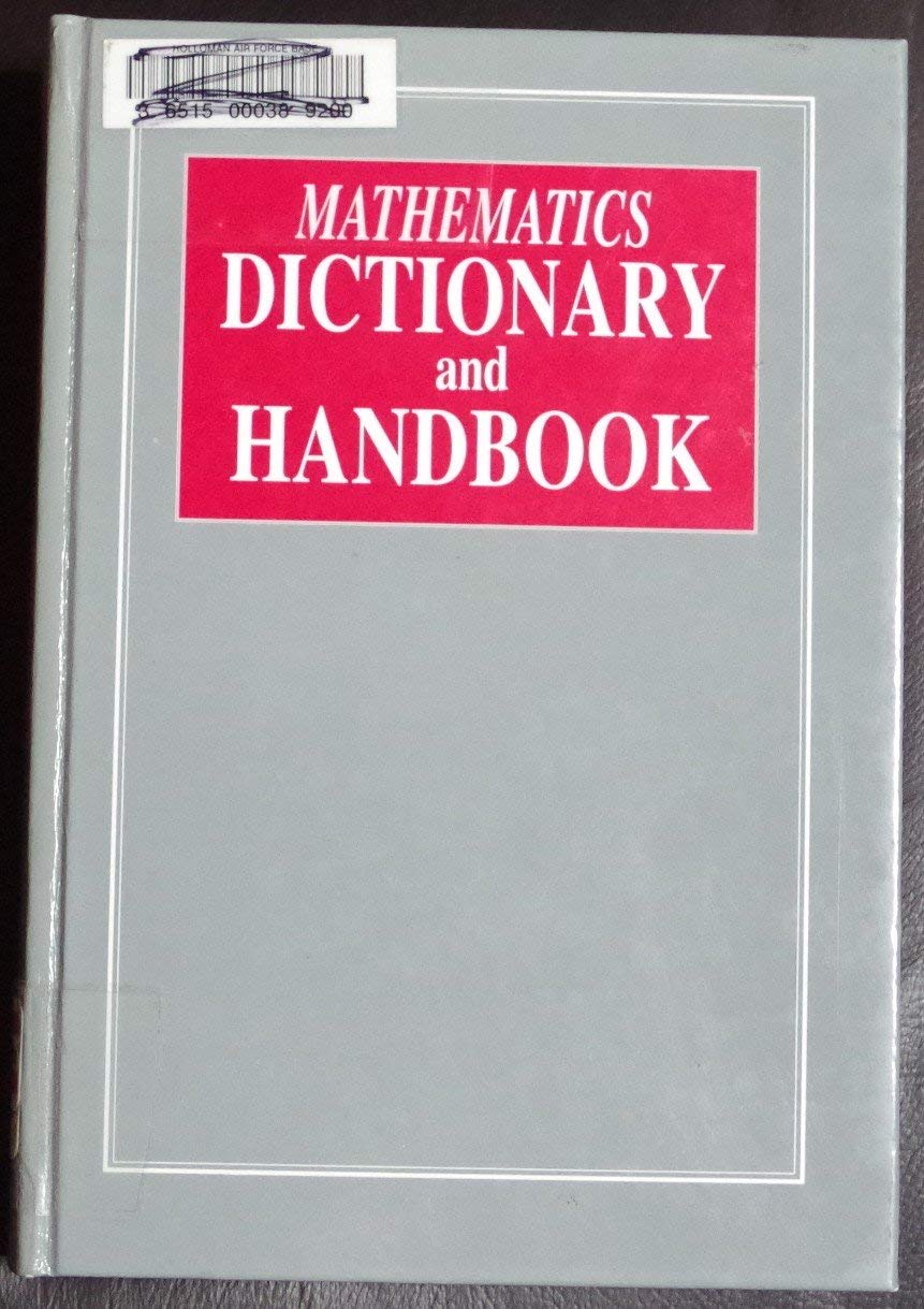 Mathematics Dictionary and Handbook by Eugene Douglas Nichol