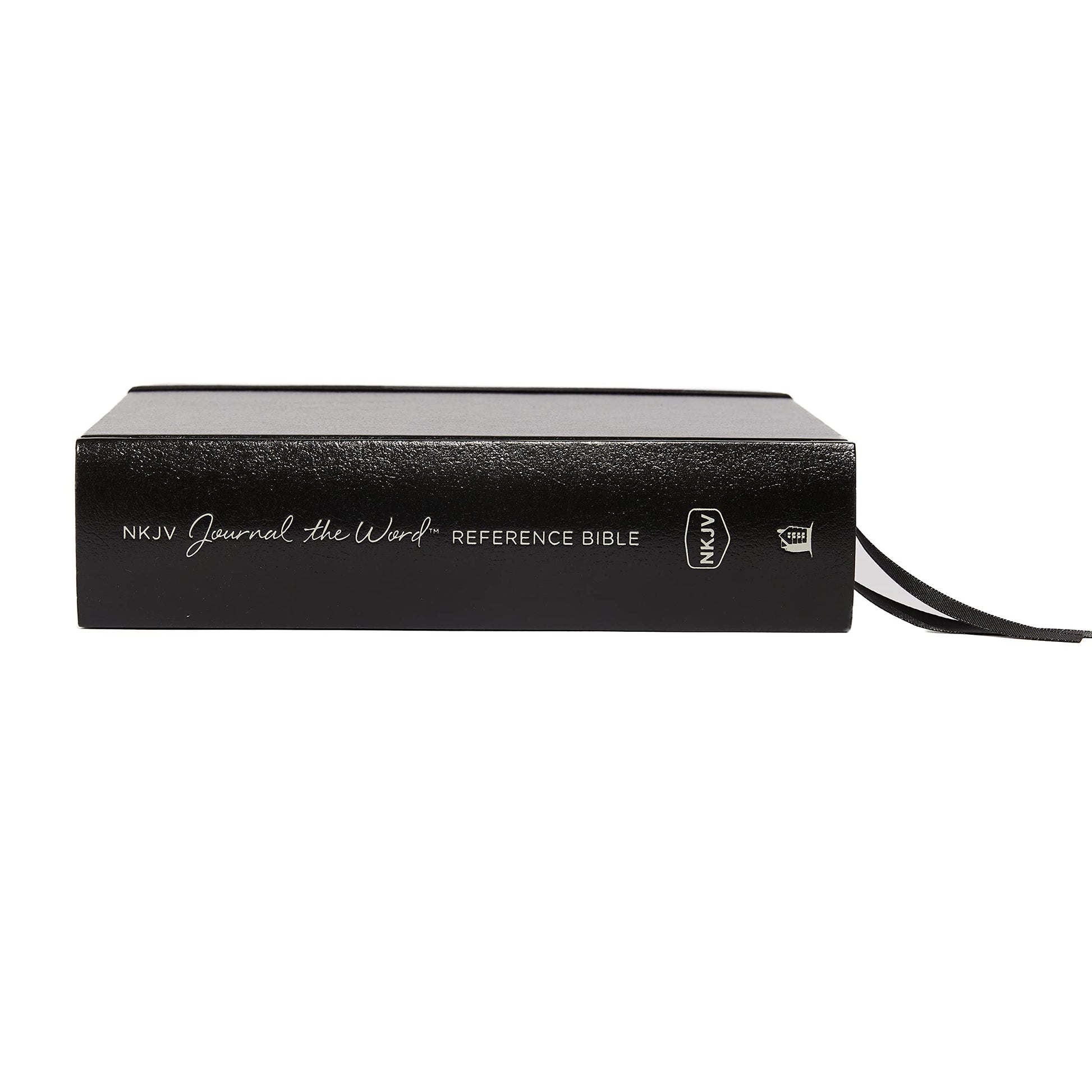 NKJV, Journal the Word Reference Bible, Hardcover, Black, Red Letter, Comfort Print: Let Scripture Explain Scripture. Reflect on What You Learn.