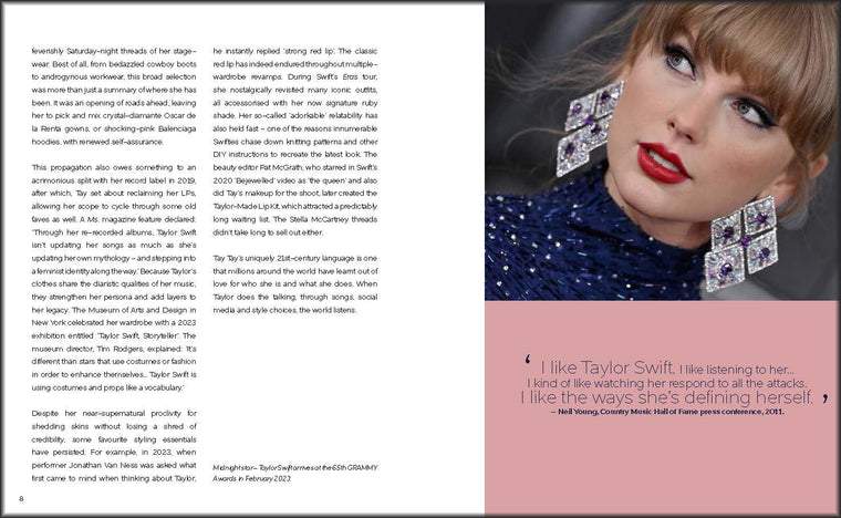 Taylor Swift: And the Clothes She Wears — back cover