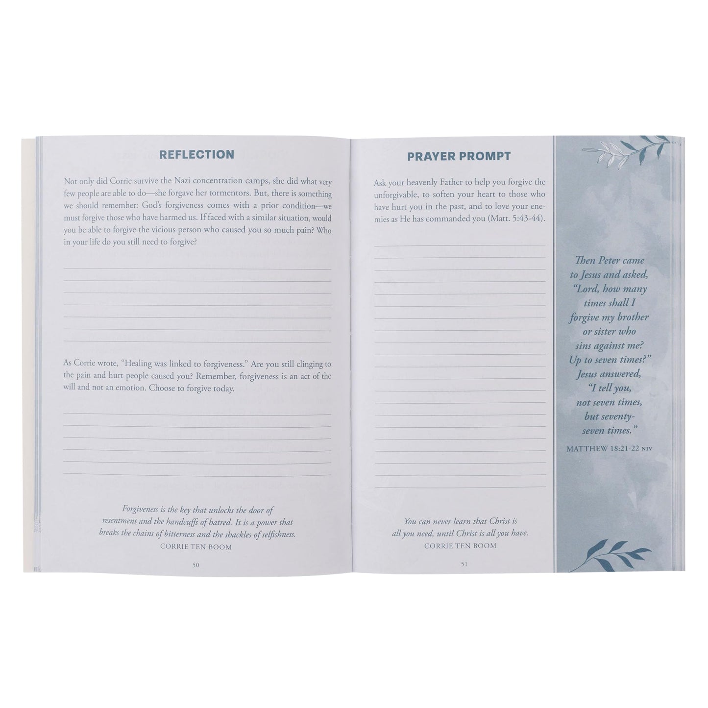 Women of Faith Prompted Devotional Prayer Journal: Faith Like a Mustard Seed