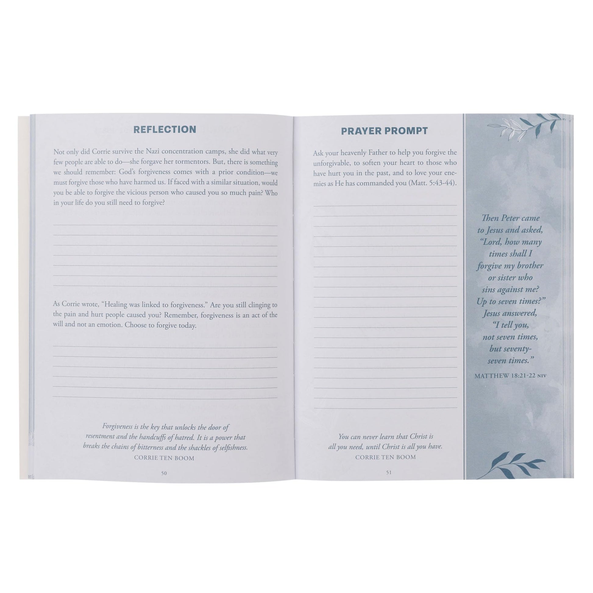 Women of Faith Prompted Devotional Prayer Journal: Faith Like a Mustard Seed