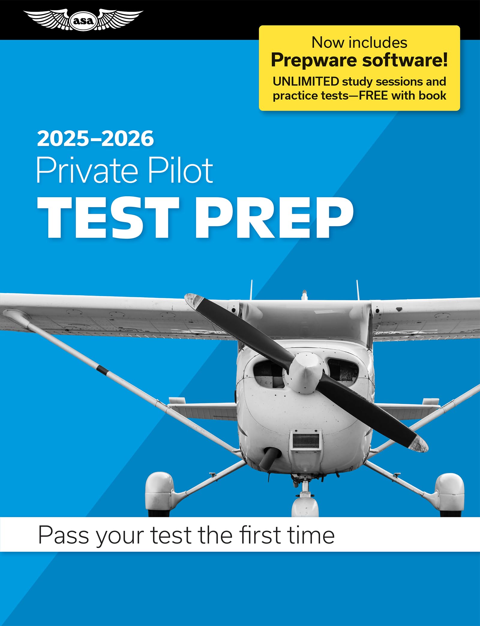 Private Pilot Test Prep 2025-2026: Paperback plus software-pass your FAA exam (ASA Test Prep Series)