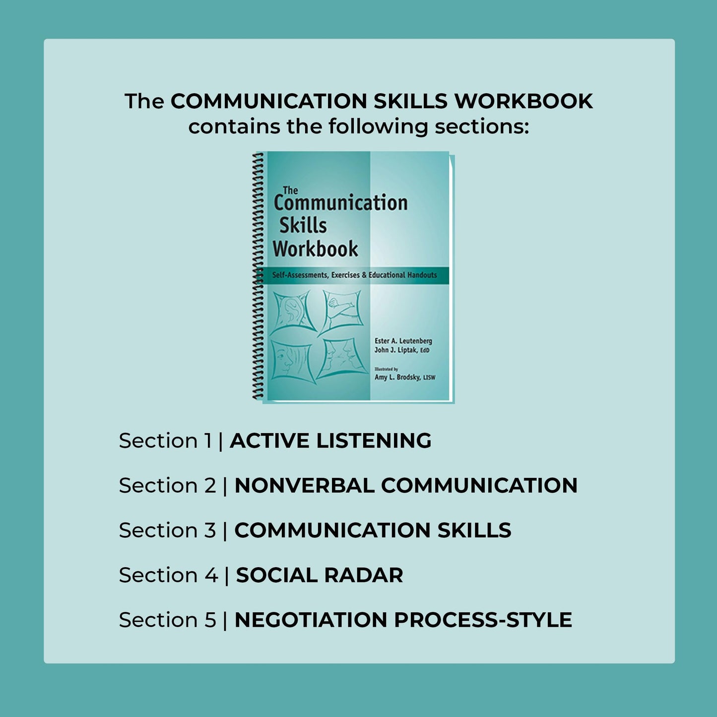 The Communication Skills Workbook - Reproducible Self-Assessments, Exercises & Educational Handouts (Mental Health & Life Skills Workbook Series)