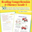 Week-by-Week Homework for Building Reading Comprehension & Fluency: Grade 1