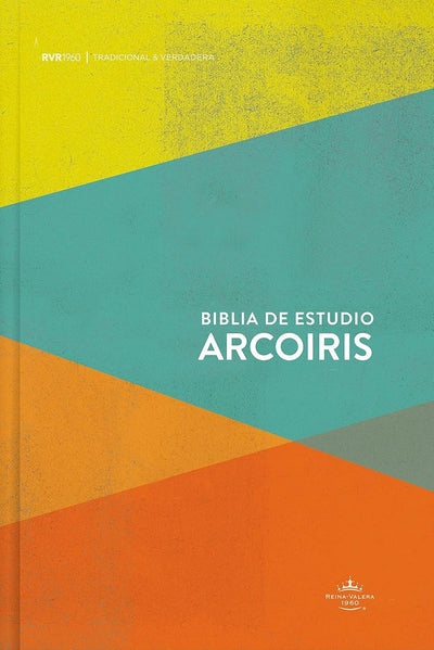 Biblia Reina Valera 1960 de Estudio Arcoris multicolor, tapa dura  RVR 1960 Rainbow Study Bible, Multicolor, Hardcover (Spanish Edition)