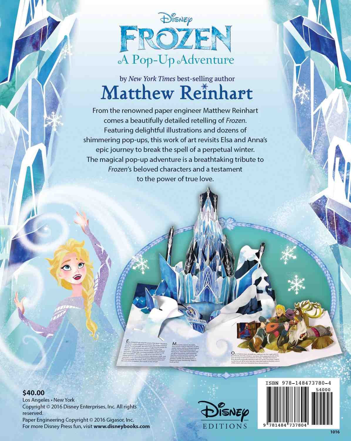 Frozen: A Pop-Up Adventure by Reinhart, Matthew