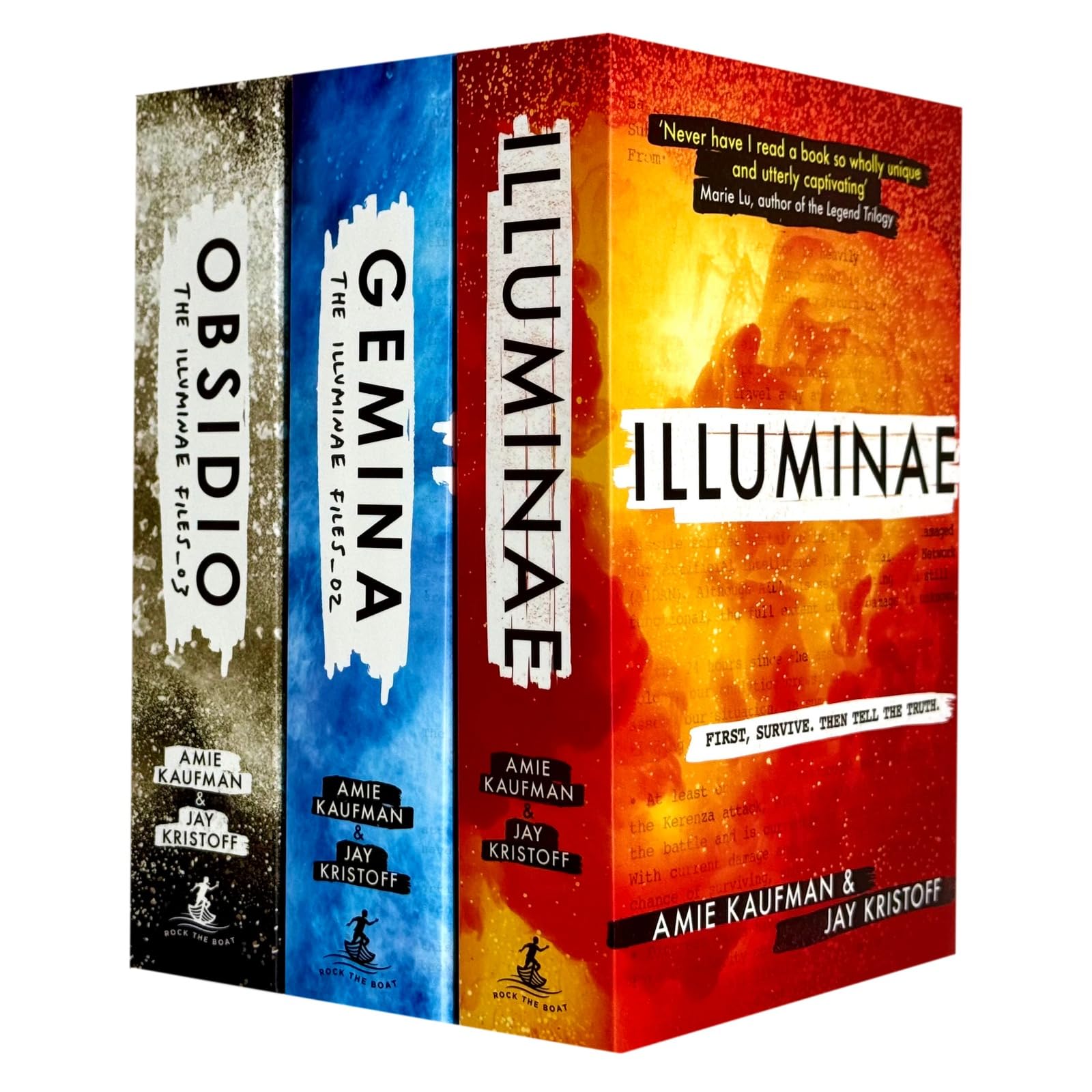 Illuminae Files Series Collection 3 Books Set By Jay Kristoff, Amie Kaufman (Illuminae, Gemina, Obsidio)