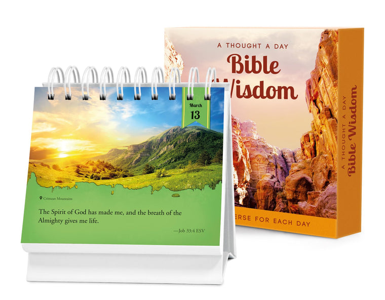 A Thought a Day-Bible Wisdom: A Daily Desktop Quotebook