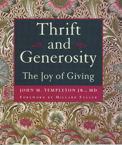 Thrift & Generosity: Joy Of Giving