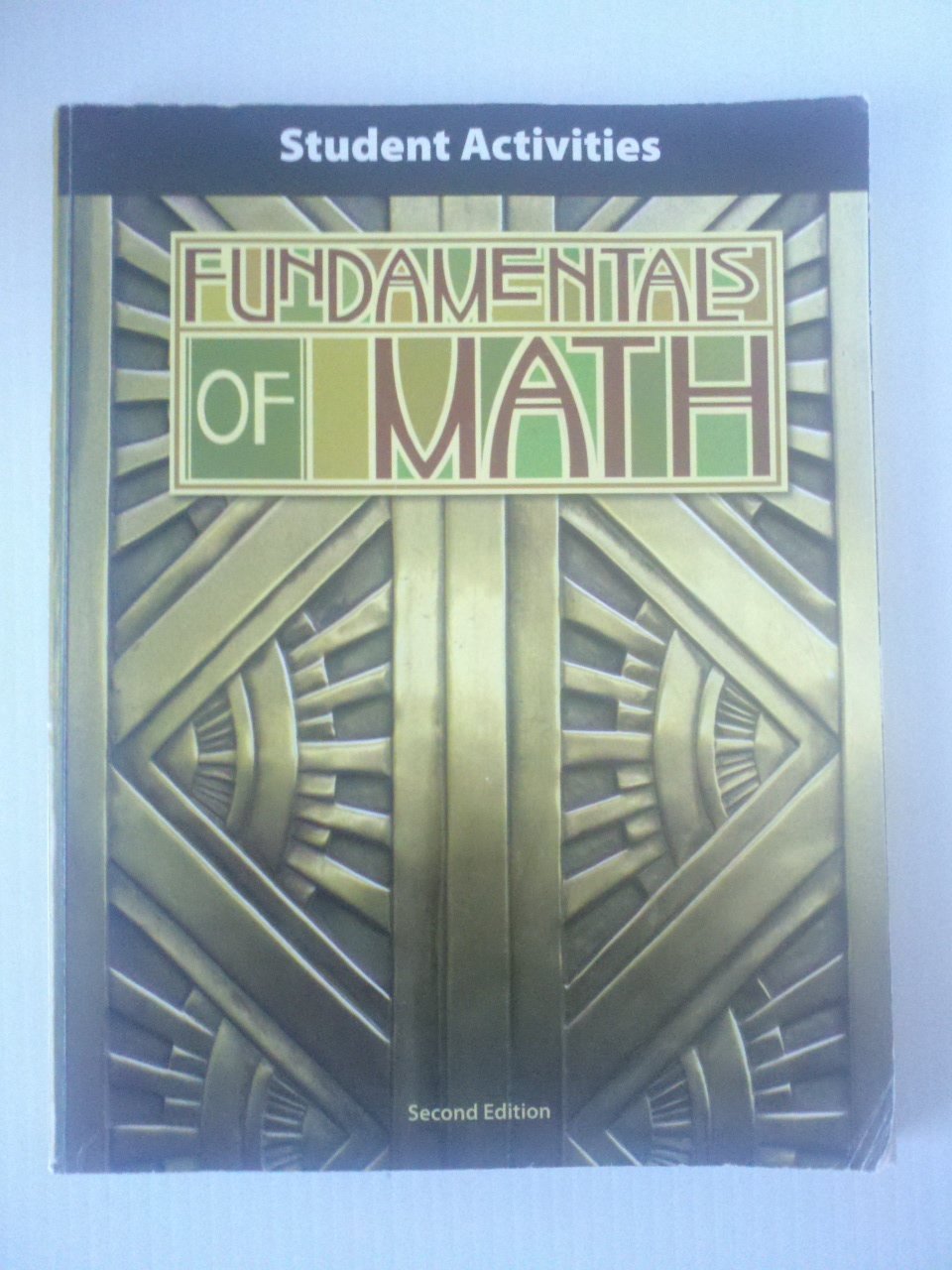 Fundamentals of Math Student Activity Manual 2nd Edition