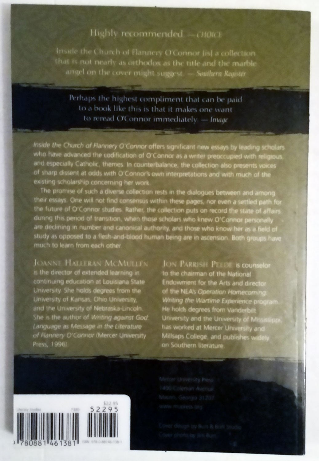 Inside the Church of Flannery O'Connor: Sacrament, Sacramental, and the Sacred in Her Fiction (Mercer O'Connor)