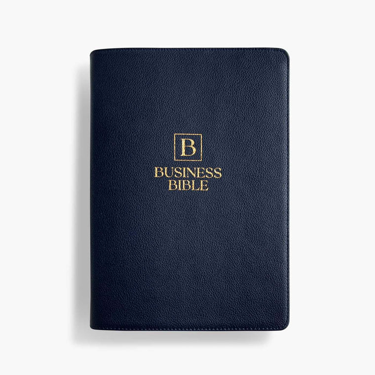 Business Bible: Gold Letter Edition: The Bible from a Business Perspective  Over 100 Articles, Briefs, & Case Studies  All the Bible's Business ... in Gold Letters  NASB Translation