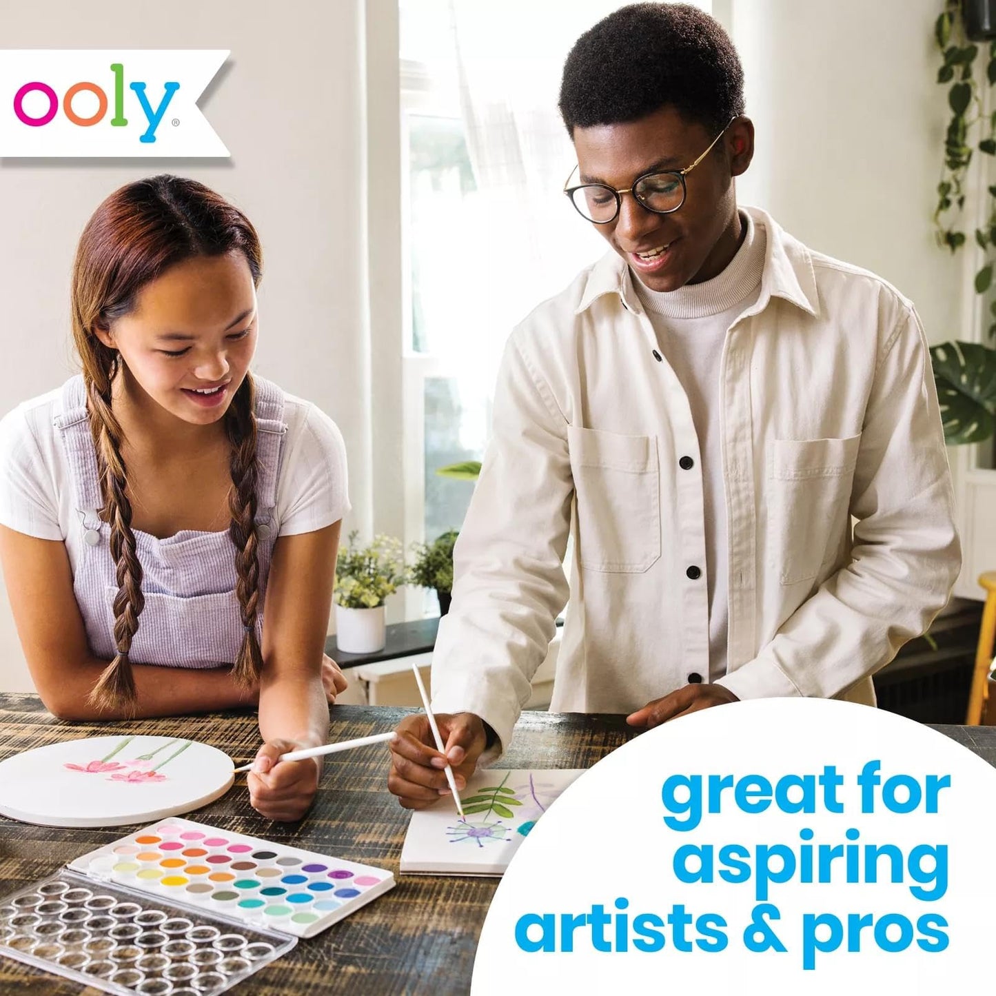 Ooly Chroma Blends Heavy-Weight Watercolor Pad, 8 x 10 Inches - 15 Sheets