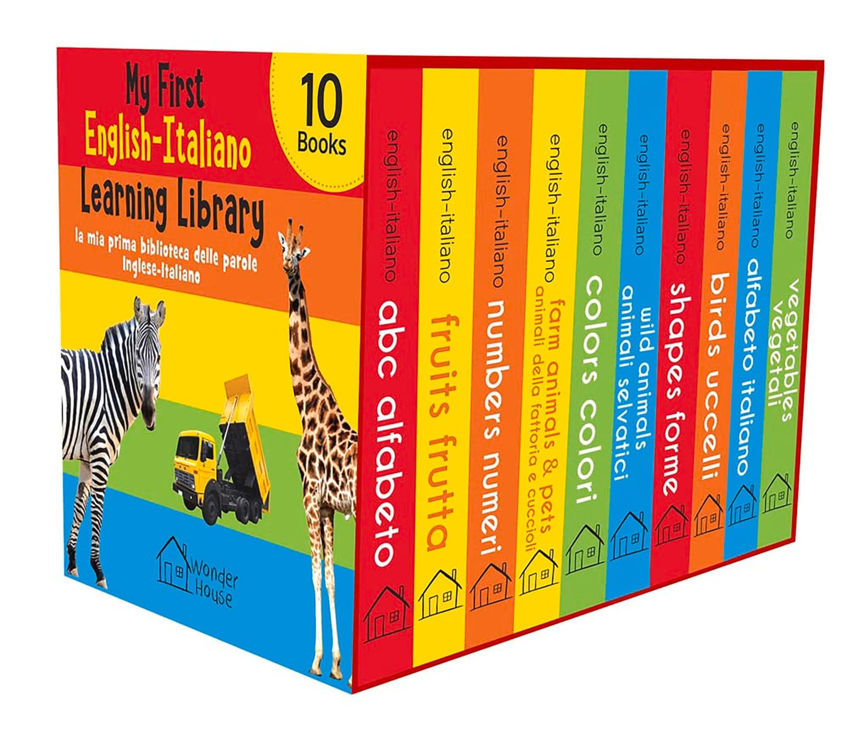 My First English-Italian Learning Library (la mia prima biblioteca delle parole Inglese-Italiano) : (Italian Edition)