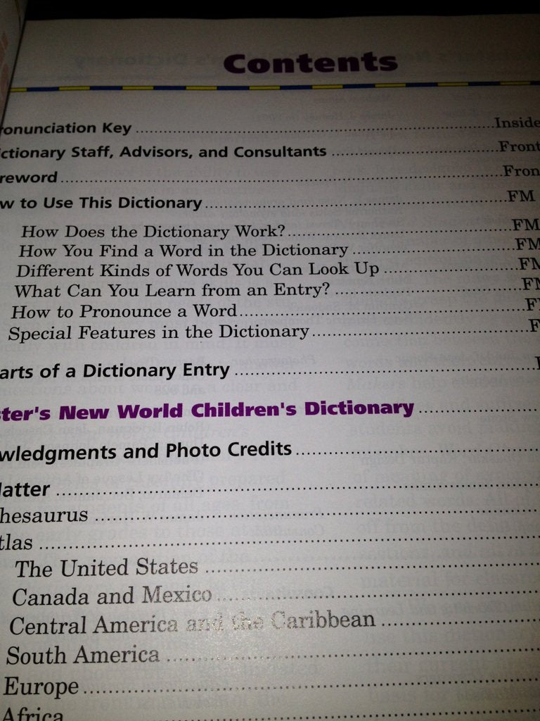 Webster's New World Children's Dictionary