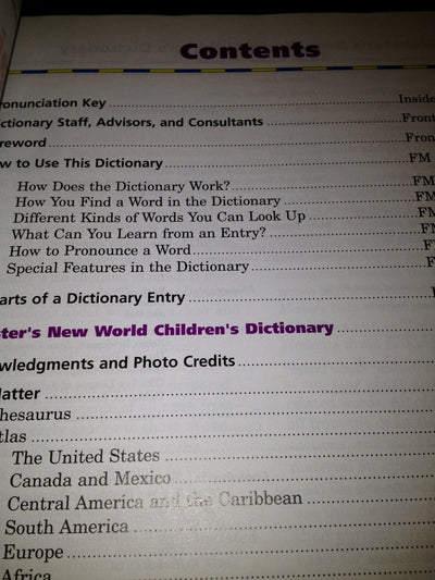 Webster's New World Children's Dictionary