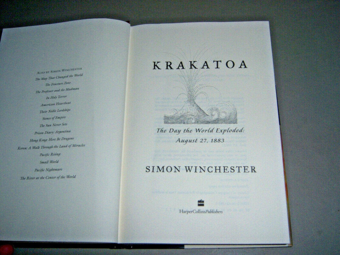 Krakatoa: The Day the World Exploded by Simon Winchester
