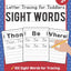 Letter Tracing for Toddlers: 100 Sight Words Workbook and Letter Tracing Books for Kids Ages 3-5 (TueBaah Handwriting Workbook)