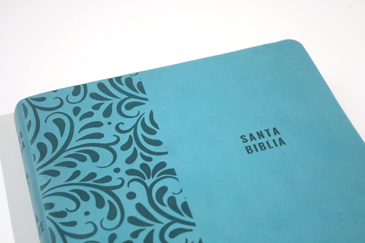 Biblia Reina Valera letra s?per gigante, s?mil piel aguamarina / Spanish Bible Reina Valera Super Giant Print, Aquamarine Leathersoft (Spanish Edition)