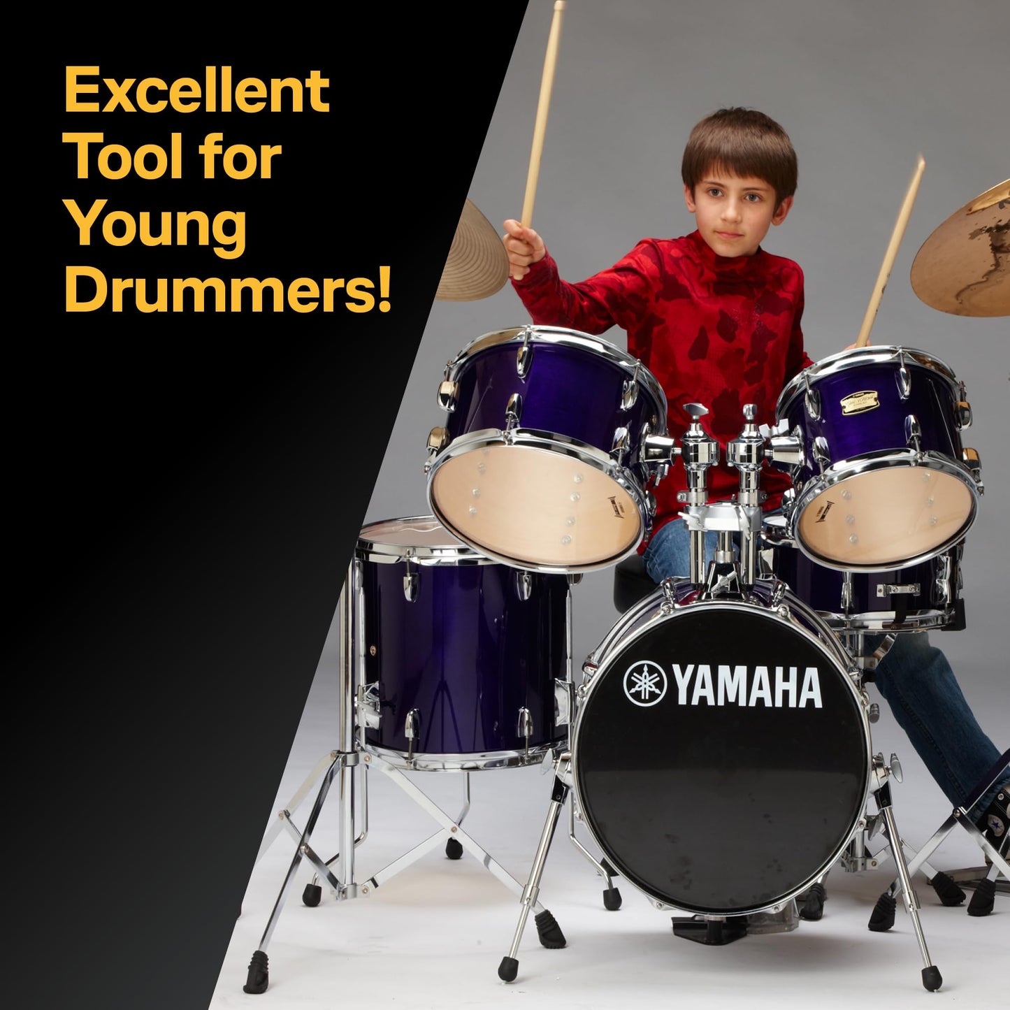 Drums for Kids  Beginner Drumset Instruction Book with Online Audio  Easy Drum Lessons for Children with Popular Songs  Drum Sheet Music for Kids, Drum Book for Beginners