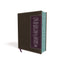 NIV, Beautiful Word Coloring Bible and 8-Pencil Gift Set, Leathersoft, Brown/Purple: Hundreds of Verses to Color