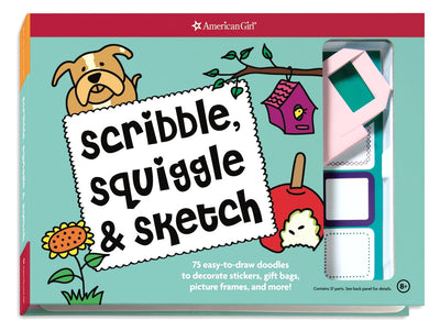 Scribble, Squiggle, & Sketch: 75 Easy-to-Draw Doodles to Decorate: Stickers, Gift Bags, Picture Frames, and More!