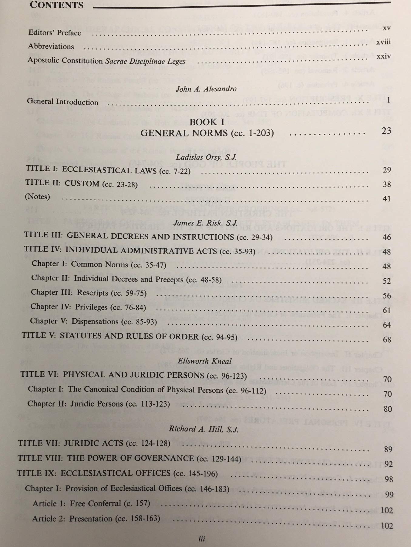 The Code of Canon Law: A Text and Commentary
