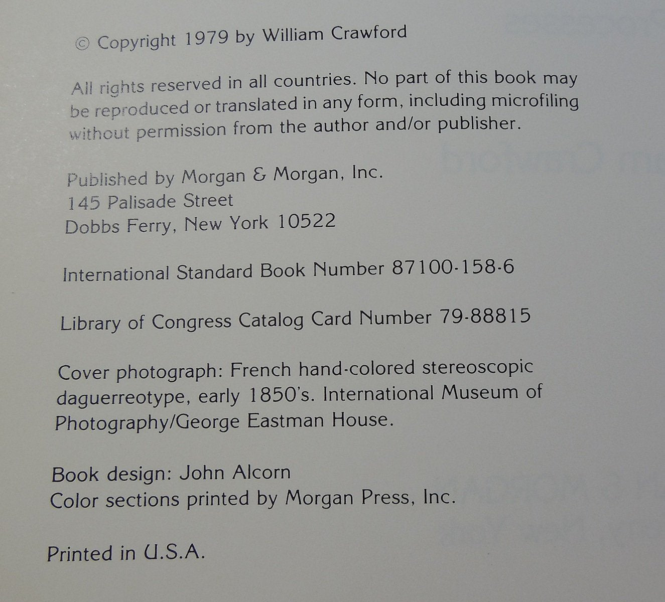 The Keepers of Light: A History and Working Guide to Early Photographic Processes