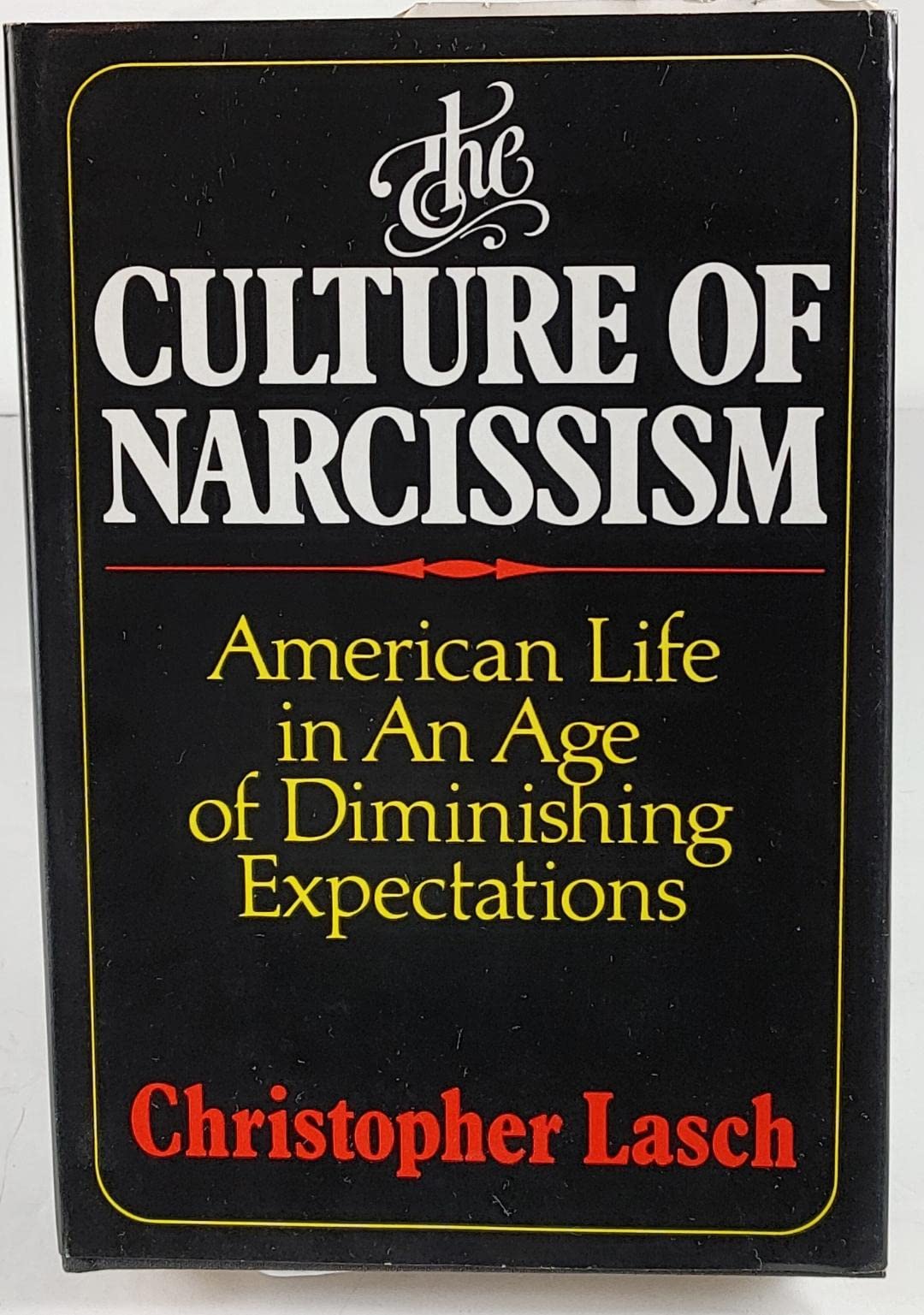 The Culture of Narcissism: American Life in an Age of Diminishing