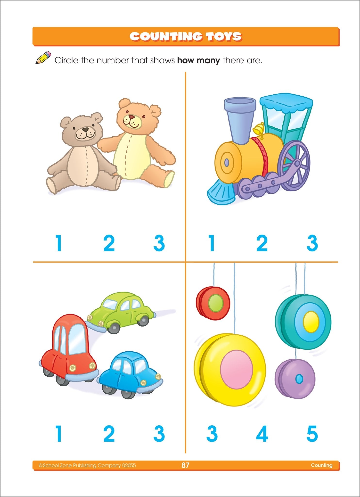 School Zone Preschool Basics Workbook: 96 Pages, Pre-K, Preschool Readiness, Alphabet, Numbers, Counting, Beginning Sounds, Classifying, Ages 3-5