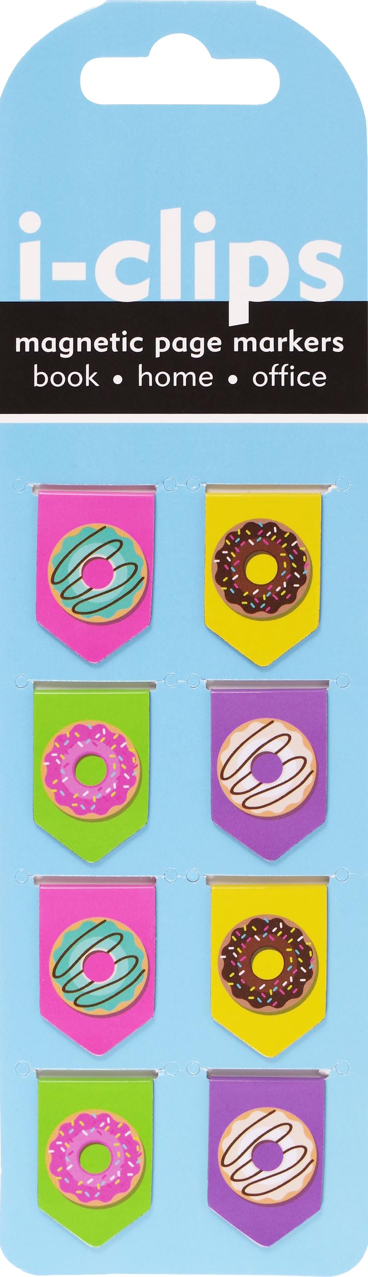 Donuts i-Clips Magnetic Page Markers (set of 8)