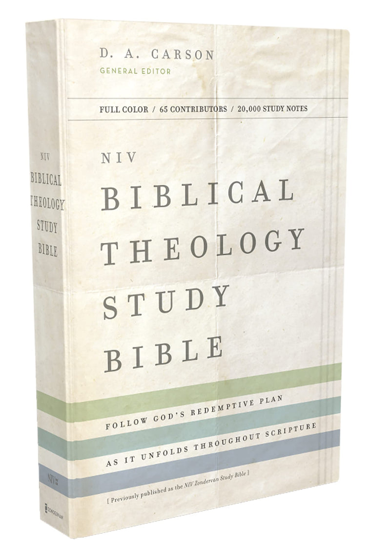 NIV, Biblical Theology Study Bible (Trace the Themes of Scripture), Hardcover, Comfort Print: Follow Gods Redemptive Plan as It Unfolds throughout Scripture